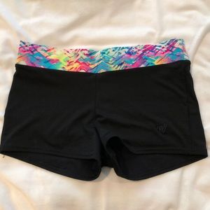Matching shorts to the blue wcss top